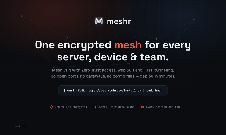 Meshr: The simplest way to connect your devices