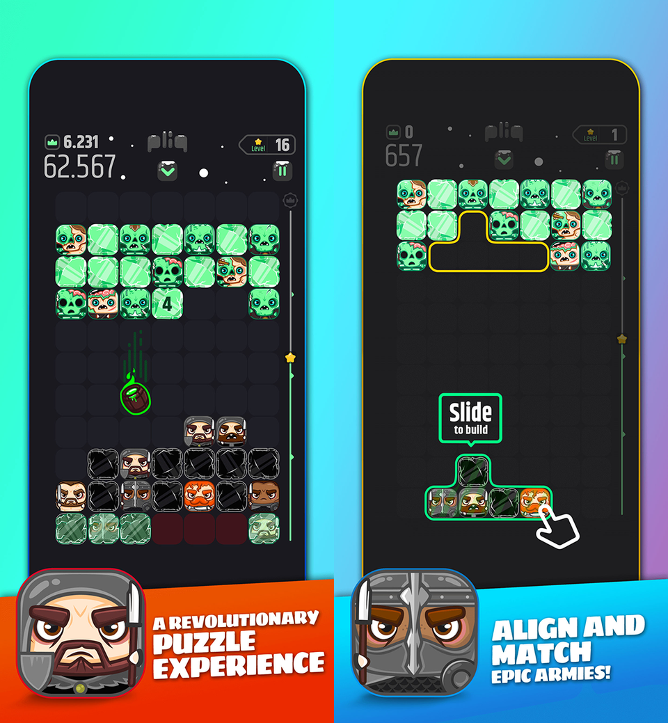 pliq: Epic Clash Arcade Puzzle